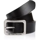 Tom Tailor Ledergürtel "TTEVE" 4 cm breiter Damen Ledergürtel, kalssiches Must-Have