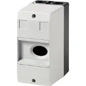 Eaton Leergehäuse Aufbau, mit Schalter (L x B x H) 158 x 80 x 116.5 mm Grau CI-PKZ01 1 St