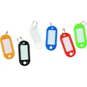 Q-CONNECT K-CONNECT Schlüsselpakete, 50x22mm, 100 Stück, rot