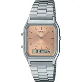 Casio Vintage AQ-230A-4AMQYDF Uni Uhr Rot Box