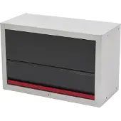 HBM Deluxe Profi-Aufsatzschrank mit Gasdruckfedern für Werkstattausrüstung