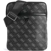 GUESS Milano Flat Umhängetasche Schwarz Mann Schwarz One Size