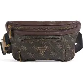 GUESS für Herren. HMEVZLP3231 Vezzola Smart Gürteltasche Logo 4G braun (OSFA), Lässig, Polyurethan