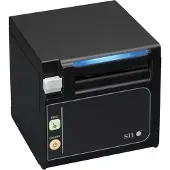Seiko POS-Drucker, RP-E11-K3FJ1-S-C5 UK, Front Exit, Serial, schwarz, inkl. Netzteil und AC-Kabel (