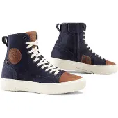 Falco Lennox 3 Perforierte Blaue Motorradschuhe Größe 42
