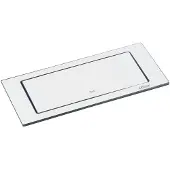 Evoline Backflip Steckdose - versenkbare Steckdose 2 fach mit USB-C Charger, Kunststoff / Metall weiß matt