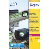 Avery Wetterfeste Folienetiketten L4775-20, A4, 20 Etiketten, weiß