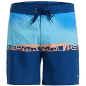 Quiksilver Boardshorts "Everyday 16", Herren, Gr. 28(XS), blau (nebulas blau wordblock), Obermaterial: 100% Microfaser;, Hosen Boardshorts