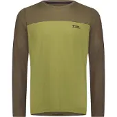Mons Royale Mens Diversion Merino Bike Jersey Long Sleeve fern / olive (894) M