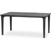 Allibert Lofttisch Futura 165x95 cm, graphit 197535