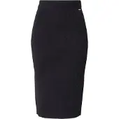 Armani Exchange für Damen. 8NYN9AYMH6Z1200 Schwarzer Midirock (XS), Lässig, Viskose