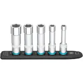Hazet SmartRail 1/2" Steckschlüsseleinsatz-Satz Sechskant, 5-teilig