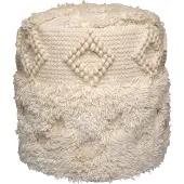 Kayoom Pouf Bohist 100 Natural 35cm x 35cm