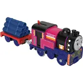 Fisher-Price Thomas & seine Freunde Ashima-Spielzeuglok, batteriebetriebene Lok mit Güterwaggon für Kinder im Kindergartenalter, Zug, 3 Jahr(e), AAA, Kunststoff, Mehrfarbig