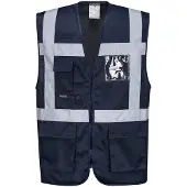 Portwest Iona Warnweste F476 Dunkelblau XL