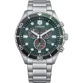 Citizen AT2561-81X Eco Drive Uhr Herrenuhr Edelstahl Chrono Datum
