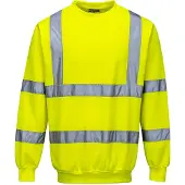 Portwest Warnschutz-Sweatshirt B303" - Gelb 4XL"
