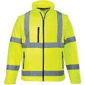 Portwest 2 in 1 Warnschutz Softshelljacke 3L S428" - Gelb XXL"