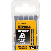 DeWalt IMPACT TIP T40x50 / 5pcs. EXTREME IMPACT TORSION