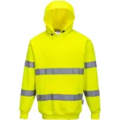 Portwest Warnschutz Kapuzen- Sweatshirt Gelb M