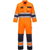Portwest TX55 Nantes Warnschutzoverall Orange/Navy Gr. XXXL