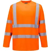 Portwest Warnschutz Langarm T-Shirt S178" - Orange XL"