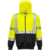 Portwest Warnschutz Kapuzen Sweatjacke B315 B315 , 1 Stück, Größe: M