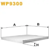 WIX FILTERS Filter, Innenraumluft WP9300