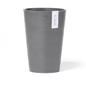 Ecopot's Blumentopf "Pisa 17,5 Grau", für den Innenbereich