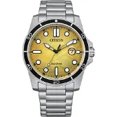 Citizen AW1916-89X Eco Drive Uhr Herrenuhr Edelstahl Datum silber