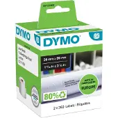 Dymo LabelWriter Adress-Etiketten, permanent, Papier, 89 x 36 mm, 2 x 260 Stück, weiß