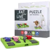 Eat Slow Puzzle Anti-Raucher-Futterschale – Puzzle – Rechteck