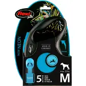 Flexi Rollleine New Neon - Blau - M