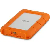 LaCie Rugged USB-C, 2 TB, 2.5", 3.2 Gen 1 (3.1 Gen 1), Orange, Silber