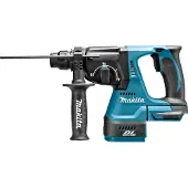 Makita DHR242ZJ, Schwarz, Blau, 2,4 cm, 950 RPM, 2 J, 4700 BPM, 1,3 cm