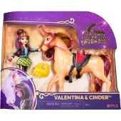 Unicorn Academy Valentina und Einhorn Cinder Set - ca. 12 cm, Modepuppe, Weiblich, 4 Jahr(e), Mädchen, 115 mm, 180 g