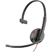 Poly Blackwire 3215 Kabelgebundenes Headset Headset Telefonieren/Musik USB Typ C Schwarz