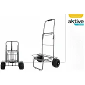 Aktive 62377 Faltbarer Strandwagen Mit Großen Rädern 55x40x100 Cm
