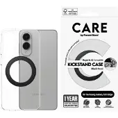 CARE by PanzerGlass CARE by - Feature Case Transparent m. Sort Kickstand & Qi Compatible Samsung S25 Edge