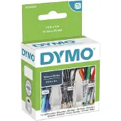Dymo LabelWriter Mehrzweck-Etiketten, ablösbar, 13 x 25 mm (doppelreihig), 1 x 1000 Stück, weiß