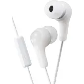 JVC HA-FX7M, Verkabelt, 10 - 20000 Hz, Anrufe/Musik, 3,8 g, Kopfhörer, Weiß