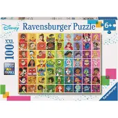 Ravensburger Kinderpuzzle 100 XXL Teile - Disney Classics - Disneys bunte Farbenwelt