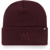 47 Brand New York Yankees MLB Haymaker Beanie Braun || Größe ONE