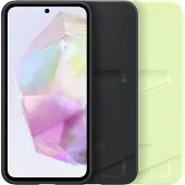Samsung Original Galaxy A35 Hülle - Silikon - Backcover/Soft Case - Hellgrün