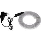 Eglo Flatneon z, Universalstreifenleuchte, Weiß, Kunststoff, IP44, III, Variabel