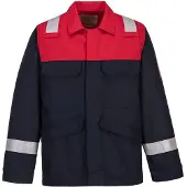 Portwest Arbeitsjacke Flammhemmend FR55" Bizflame Plus - Marine M"