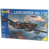 Revell Avro Lancaster Mk.I/III, Fixed-wing aircraft model, Montagesatz, 1:72, Avro Lancaster Mk.I/II, Kunststoff, Second World War