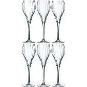 Chef & sommelier Gläsersatz Symetrie 6 Stück Glas 160 ml