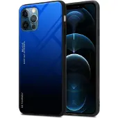 Cadorabo TPU 2 Farben Glas Hülle