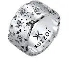 KUZZOI Ring Herren Bandring Rustikal Robuster Look 925 Silber Kuzzoi Silber
